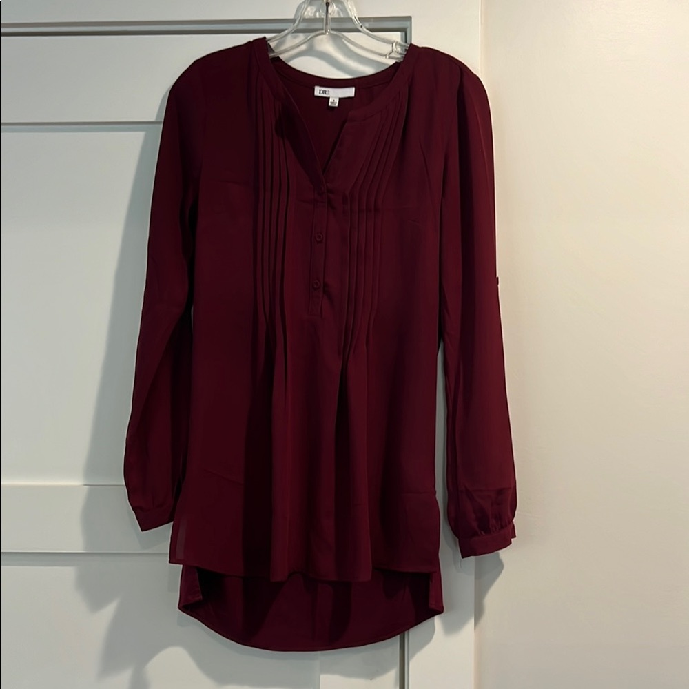 Women's Burgundy Blouse